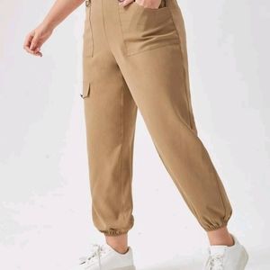 Beige Cargo Pants